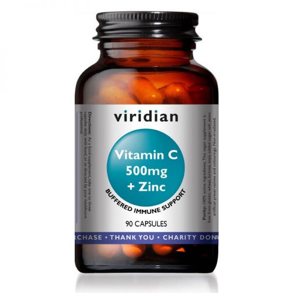 Vitamin C s cinkom, 90 kapsul