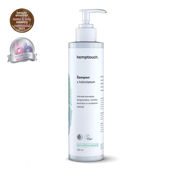Šampon s hidrolatom, 250ml