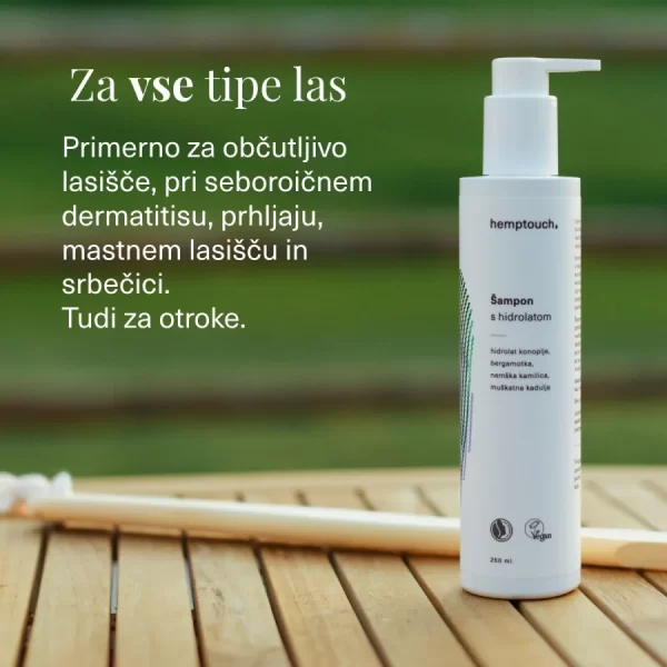 Šampon s hidrolatom, 250ml