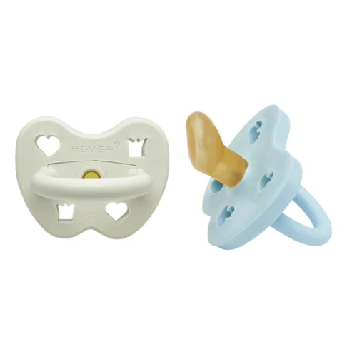Ortodontska duda iz kavčuka Capri & Soft Pebble (3-36m) 2kosa