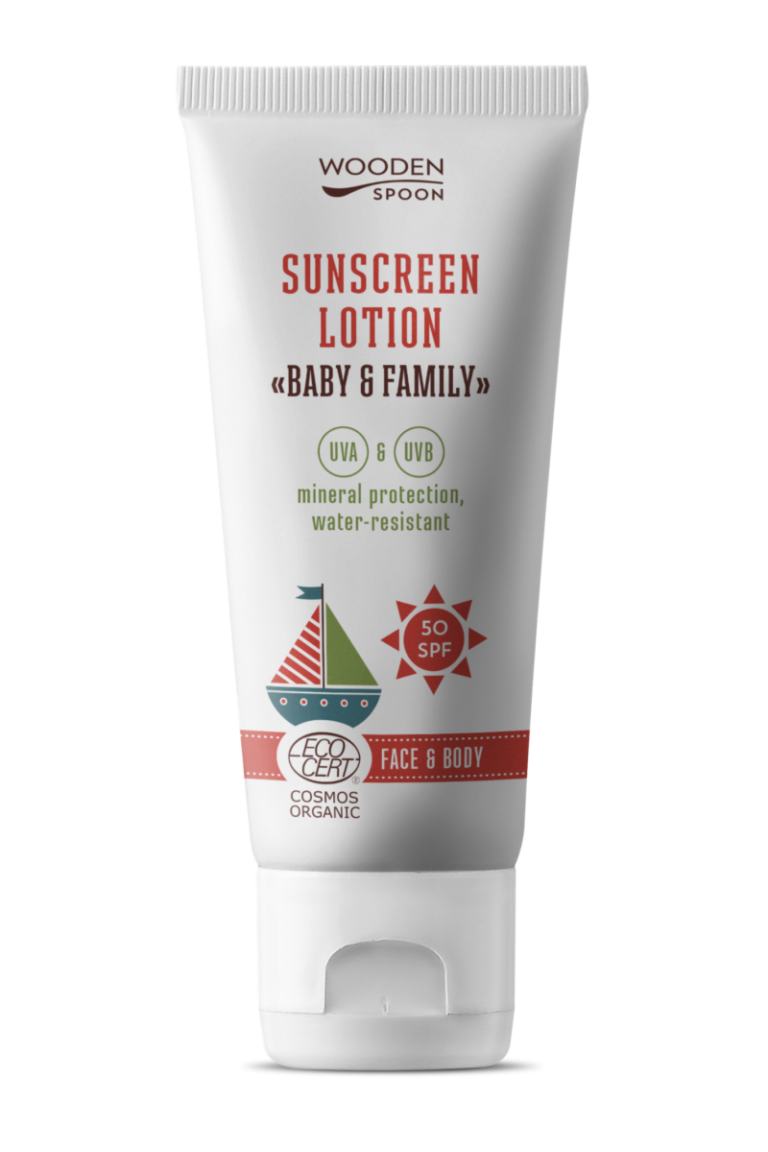 Organska zaščita pred soncem SPF50 brez dišav, 100ml